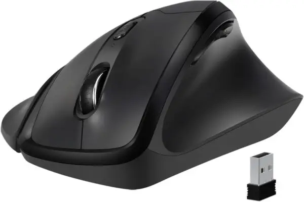 Newtral Ergonomic Mouse,Unique 33 Degree Vertical Wireless Mouse - 2.4GHz Optical Vertical Mice : 3 Adjustable DPI 800/1200/1600 Levels, for Laptop, PC, Computer,Notebook etc, Right Hand( medium)