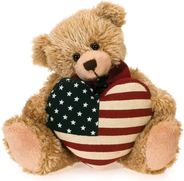 Plushland American Pillow Bear 11 Inches Adorable Beige Pillow Plush Stuffed Animal Toy for Kids Children