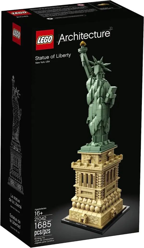 LEGO Architecture Statue of Liberty 21042 Building Toy Set for Kids, Boys, and Girls Ages 16+ (1685 Pieces)